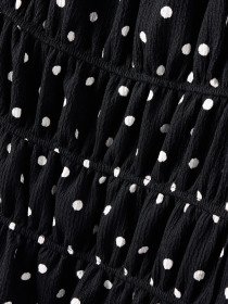 NAME IT Prikket Top Rachel Black Dots 